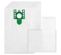 First4spares Type U High Filtration Cloth Dust Bags for Miele Upright Vacuum Cleaners (Pack of 10 + 2 Motor and Air Filters)