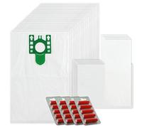 First4spares Type U High Filtration Cloth Dust Bags for Miele Upright Vacuum Cleaners (Pack of 20, 4 Motor and Air Filters + 20 Fresheners)