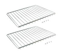 First4Spares Universal Adjustable Extendable Oven Shelf/Cooker/Fridge Rack, 352-566 mm, Pack of 2