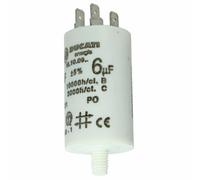 First4spares Universal Appliance Motor Start Run Capacitor Microfarad 6UF (Spade Connector/Tags)