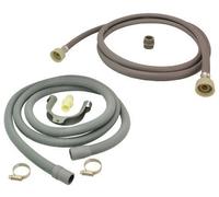 First4spares Universal Fill Water Pipe and Drain Hose Extension Kit for Indesit Washing Machines (2.5m)