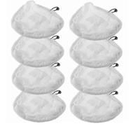 First4spares Washable Microfibre Cloth Cleaning Pads for Vax S87-T2 Red Steam Mop (Pack of 8)