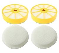 First4spares Washable Round Pre Motor Side Filters and Post Motor Filter Pads Compatible with Dyson DC07 Vacuum Cleaners (Pack of 2)