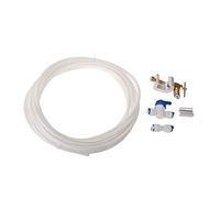 First4Spares Water Supply Pipe Tube + Fridge Connector Kit for Neff American Style Double Fridge/Refrigerator (1/4" Pipe) & Self Bore Tap Clamp