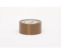 First4Tapes Packaging Tape Brown Parcel Tape 48mm x 66m Strong Box Sealing Roll for Carton Parcel Cardboard Box Packing 36 Rolls Box