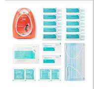 FIRSTAR Waterproof Small Portable First Aid Kit for Sport, 18 Pieces (Portable First Aid Kit for Fire)