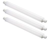 firstchoicelighting Set of 3 x S15 LED Tube Light Bulbs Lamps, 284mm, 4000K Cool White, Non Dimmable