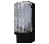 firstchoicelighting Black Outdoor Bulkhead Security Light, Dusk Dawn Photocell Sensor, Integrated Low Energy LED, IP44 Rated