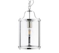 firstchoicelighting Chester - Chrome Lantern Style Adjustable Pendant Light