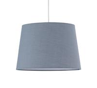 firstchoicelighting Grey Fabric Easy Fit Light Shade/Lampshade for Ceiling Light or Table Lamp, 28cm Diamater