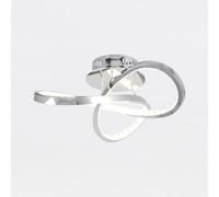 firstchoicelighting Jewelled Chrome LED Loop Ceiling Light