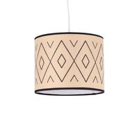 firstchoicelighting Natural Easy Fit Shade, Suitable for Pendant or Table Lampshade, Diameter 25cm