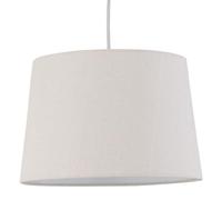firstchoicelighting Natural Linen Easy Fit Light Shade/Lampshade for Ceiling Light or Table Lamps, 28cm Diameter