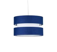 firstchoicelighting Navy Blue Ceiling Light Shade, Easy Fit Pendant Shade, Diameter 26cm