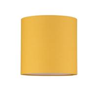 firstchoicelighting Ochre Yellow Cotton Fabric Table Lamp Shade, Lampshade for Table Lamp or Bedside Light, Diameter 17cm