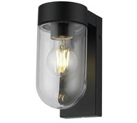 firstchoicelighting Parnie - Black IP44 Outdoor Wall Light