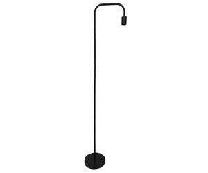 firstchoicelighting Retro Industrial Design Floor Light or Standing Lamp, Matt Black Finish, Height 151cm, Requires LED Bulb