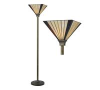 firstchoicelighting Salisbury - Tiffany 167cm Uplighter Floor Lamp