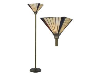 firstchoicelighting Salisbury - Tiffany 167cm Uplighter Floor Lamp