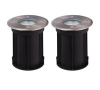 firstchoicelighting Set of 2 Lipa - Outdoor Recessed Ground Lights