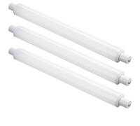 firstchoicelighting Set of 3 x S15 LED Tube Light Bulbs Lamps, 284mm Diameter, 4000K Cool White, Non Dimmable