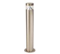 firstchoicelighting Stainless Steel Outdoor Post Light, Modern Design,IP44 Waterproof Driveway Bollard Light, Height 50cm, Low Energy LED