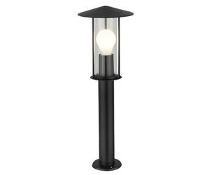 firstchoicelighting Treviso - Black Outdoor 50cm Post Light