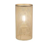 firstchoicelighting Troy - Gold Mesh 20cm Table Lamp