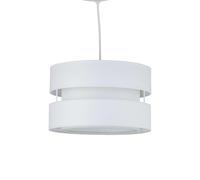 firstchoicelighting White Ceiling Light Shade, Easy Fit Pendant Shade, Diameter 26cm