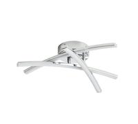 firstchoicelighting Yardley - Polished Chrome LED Flush Ceiling Lamp
