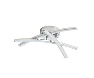 firstchoicelighting Yardley - Polished Chrome LED Flush Ceiling Lamp