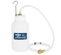 FIRSTINFO 1L Brake Fluid Bleeder Bottle with Fixing Clamp and Non-Return Check Valve, One Person Brake Bleeding Kit for Cars Motorcycles ATVs, A11563H