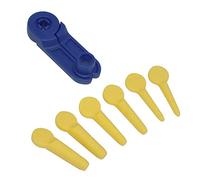 FIRSTINFO Auto Steel Line Quick Fluid Stopper Set for Fuel Rail Hose, A/C Line, Brake Line, Includes 6 pcs Plugs and 1 pc Tube Separator