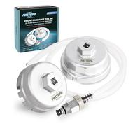 FIRSTINFO F3545TK 64.5mm x 14 Flutes Forged Oil Filter Wrench + Oil Drain Hose for Toyota & Lexus