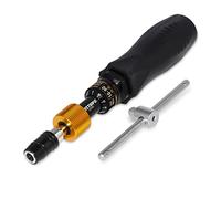 FIRSTINFO H5188 Adjustable Precision Torque Screwdriver 10-90in-lb 1/4" Hex Quick Release Bit Holder Dual Scale with Calibration Certificate