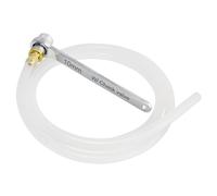 FIRSTINFO Mini 10mm Brake Fluid Clutch Bleeder Hose with 12 Point Wrench and Check Valve for Brake Bleeding & Hydraulic Clutch Systems