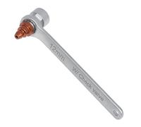 FIRSTINFO Mini 12mm Brake Fluid Clutch Bleeder with One-Way Check Valve, 6 Point Socket and Wrench for Brake Bleeding and Hydraulic Clutch Systems