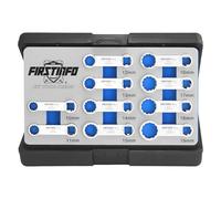 FIRSTINFO Torque Wrench Adapter Extension Set, 10pc Metric 3/8" Drive CR-V | Center-to-center design aids torque calculations; radius-edge 12-point ends fit 4/6/12-point fasteners in tight spots.