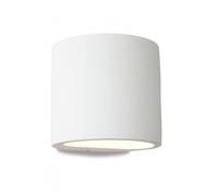 Firstlight 8321 Nina Plaster Single Light Wall Uplighter/Downlighter in White Plaster Finish