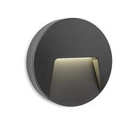 Golf Outdoor Integrated LED Surface Mounted Wall & Step Light Round Graphite IP65 Netlighting Grey One Size