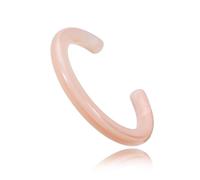Firstmeet Bold Open Cuff Acrylic Bangle - Oversized Statement Bracelet for Edgy Style, L, Acrylic, no gemstone