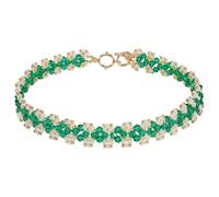 Firstmeet Gorgeous Handmade Glass Beads Choker Necklace Vintage Bohemian Court-style necklace, Glass, No Gemstone