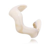 Firstmeet Irregular Bold Open Cuff Acrylic Bangle - Oversized Statement Bracelet for Edgy Style, L, Acrylic, no gemstone