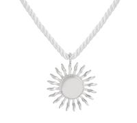Firstmeet Metal Sun God Choker Necklace Chunky Alloy Pendant Jewelry for Women Girls, Zinc, No Gemstone