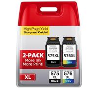 Firstoner PG-575XL CL-576XL Printer Cartridges multipack, PG-575XL CL-576XL Printer Cartridges Replacement for Canon 575 576 Cartridges for PIXMA TS3550i TS3551i TS3750i TR4750i TR4751i (Black Colour)