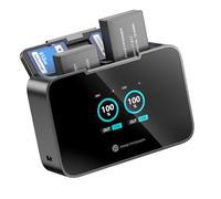 FirstPower 2-Pack LP-E17 Battery and 20W Fast Dual Charger Replacement for Canon EOS R50, R100, R8, R10, RP, Rebel T8i, T7i, T6i, T6s, SL2, SL3, EOS M3 M5 M6 77D 200D 750D 760D 800D 8000D Camera