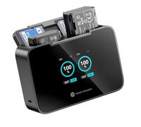 FirstPower NP-FZ100 Battery and 20W Fast Dual Charger Compatible with Sony A6600, A6700, FX3, FX30, A7III, A7IV, A7C, ZV-E1, ZV-E10ii, A9, Alpha 9, A9S, A7R3, A7R4 Camera, 2-Pack 2600mAh