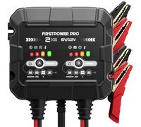 FirstPower Pro2X2, 2-Bank, 4A (2A/Bank) Smart Car Battery Charger