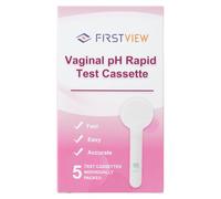 FIRSTVIEW Vaginal pH Test Strips, Feminine Health Vaginal pH Test Strips Kits for Bacterial Vaginitis, Trichomonas Vaginitis, pH Balance for Women (5pcs)