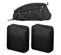 FIRSTXIU 1Set Bicycles Panniers Bag Rear Rack Trunk Bag Large Capacity Bike Storage Cycling Accessories Versatiles Bike Travels